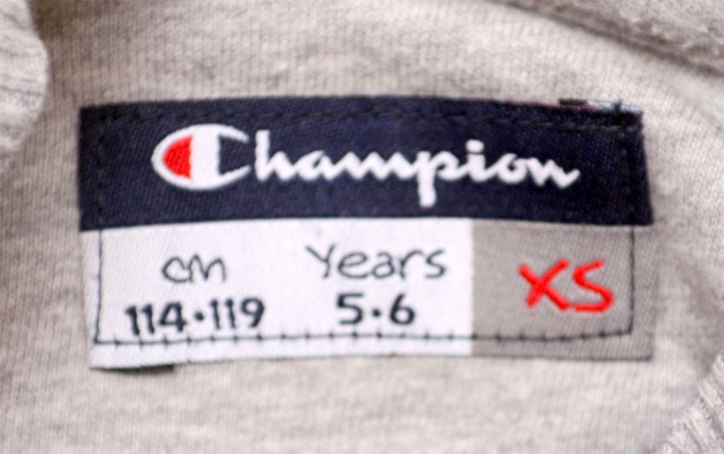 CHAMPION Boys Tracksuit Top Jacket 5-6 Years XS Grey Cotton | Vintage | Thrift | Second-Hand | Used Clothing | Messina Hembry 