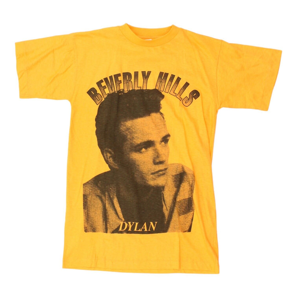 Beverly Hills 90210 Dylan McKay Mens Orange Tshirt | Vintage 90s Single Stitch | Vintage Messina Hembry | Thrift | Second-Hand Messina Hembry | Used Clothing | Messina Hembry 