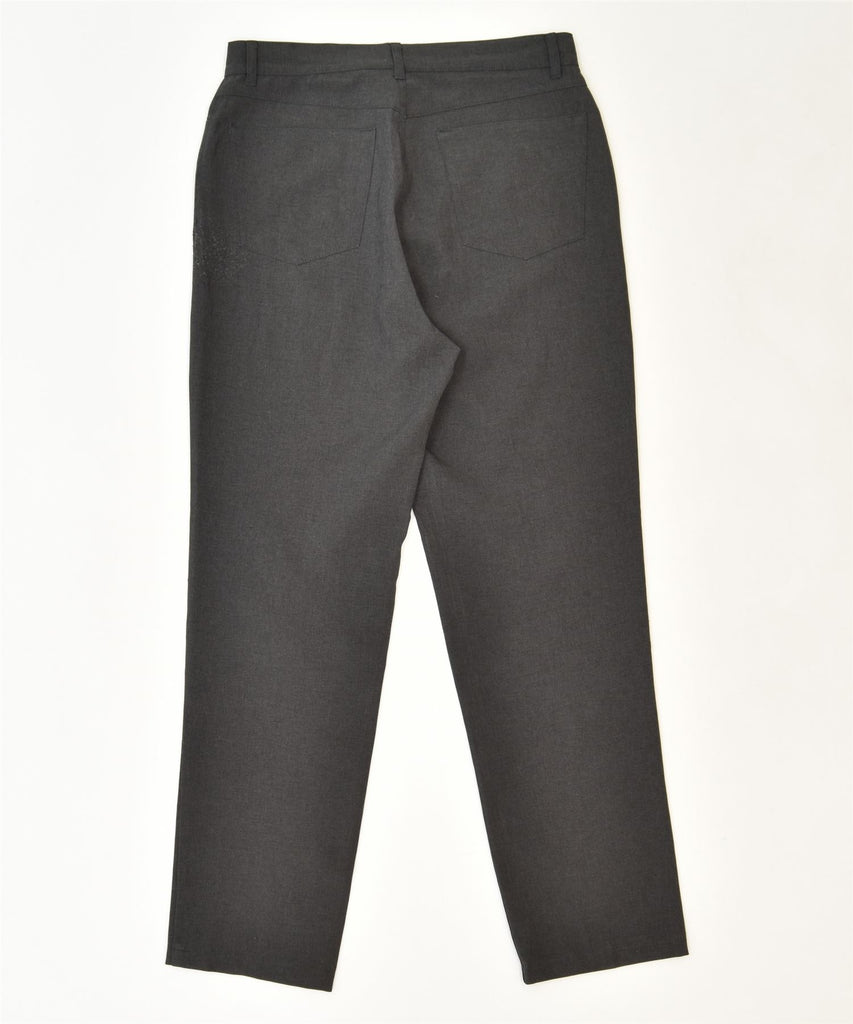 BENETTON Womens Slim Casual Trousers W29 L29 Grey | Vintage | Thrift | Second-Hand | Used Clothing | Messina Hembry 