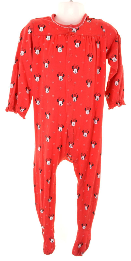 H&M Girls Disney Jumpsuit 18-24 Months Red Cotton | Vintage | Thrift | Second-Hand | Used Clothing | Messina Hembry 