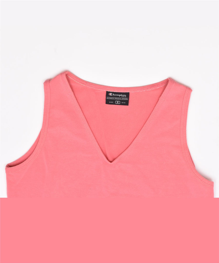 CHAMPION Womens Vest Top UK 8 Small Pink | Vintage | Thrift | Second-Hand | Used Clothing | Messina Hembry 