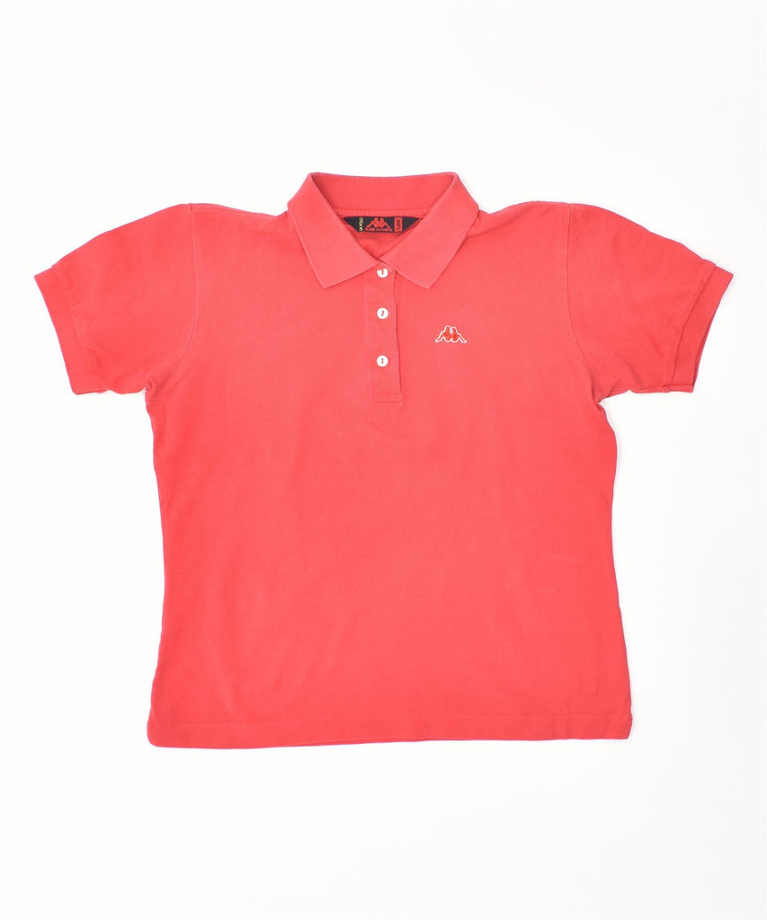 KAPPA Womens Polo Shirt UK 18 XL Red Cotton | Vintage | Thrift | Second-Hand | Used Clothing | Messina Hembry 