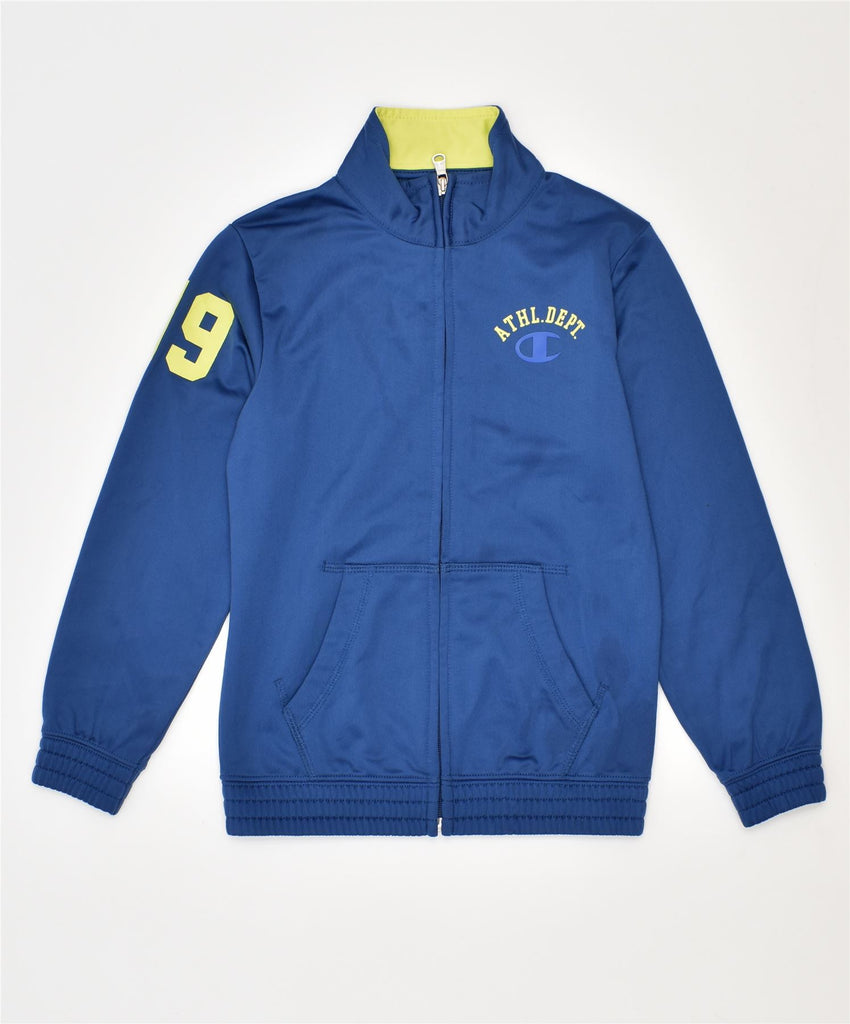 CHAMPION Boys Tracksuit Top Jacket 5-6 Years XS Blue Polyester Sports | Vintage | Thrift | Second-Hand | Used Clothing | Messina Hembry 