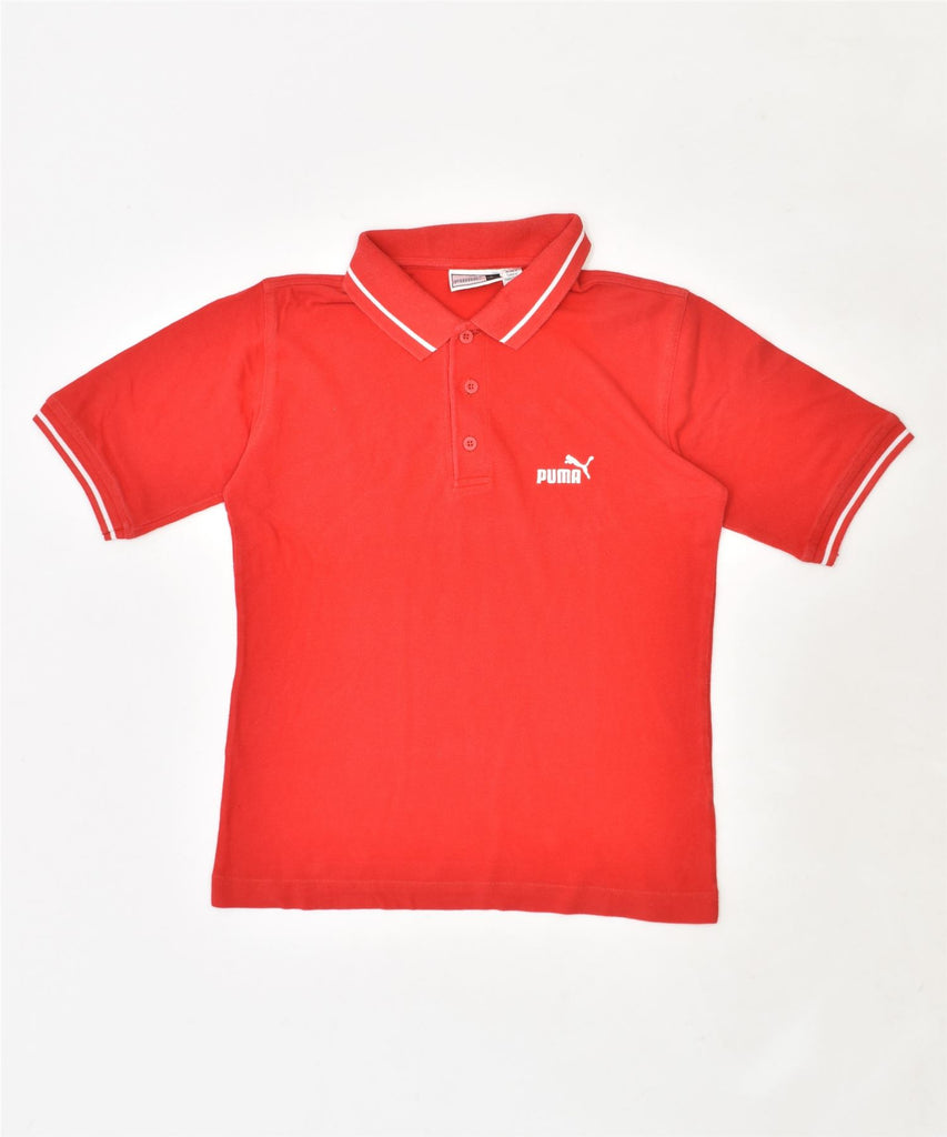 PUMA Mens Polo Shirt XS Red | Vintage | Thrift | Second-Hand | Used Clothing | Messina Hembry 