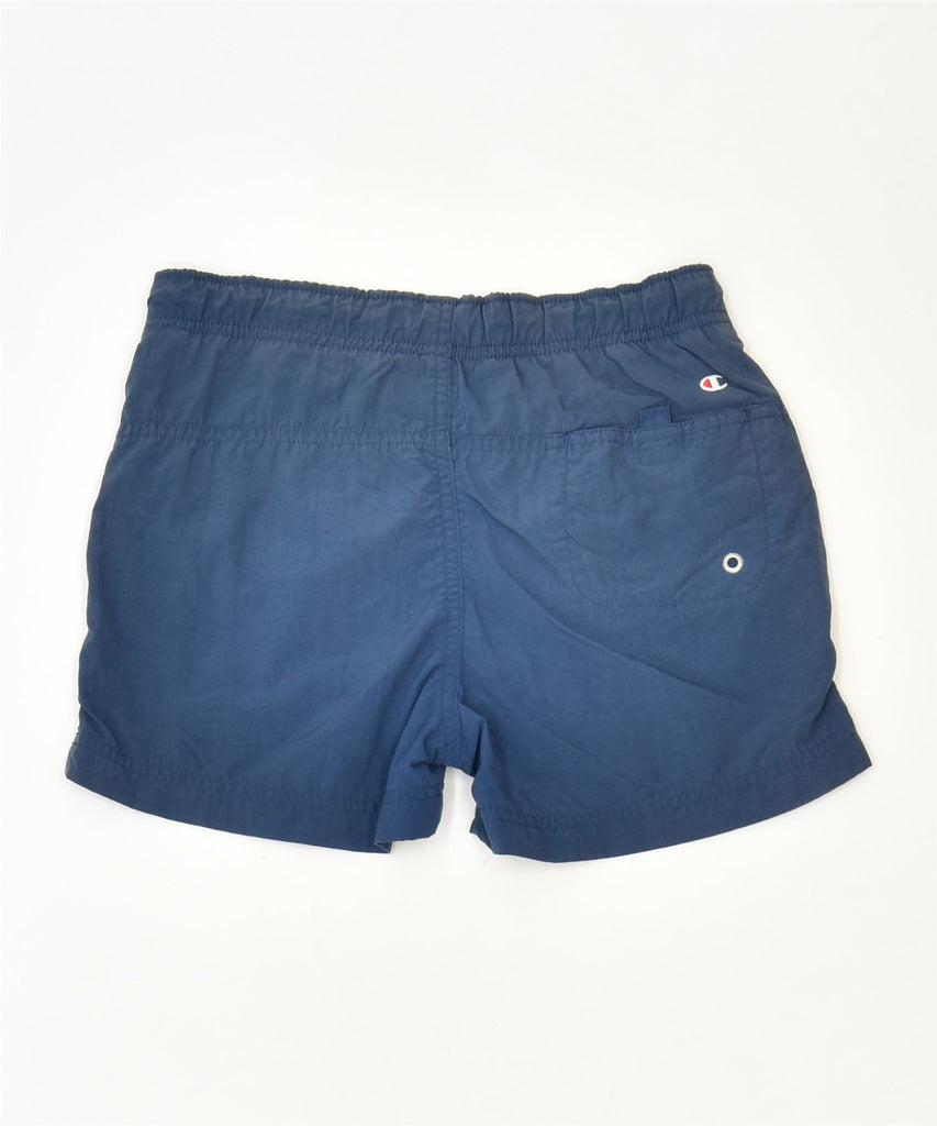 CHAMPION Boys Sport Shorts 7-8 Years Small Blue Polyamide Sports | Vintage | Thrift | Second-Hand | Used Clothing | Messina Hembry 