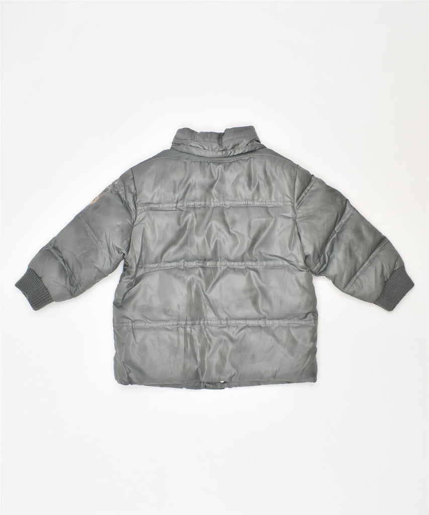 GEOX Boys Padded Jacket 9-12 Months Grey Polyester | Vintage | Thrift | Second-Hand | Used Clothing | Messina Hembry 