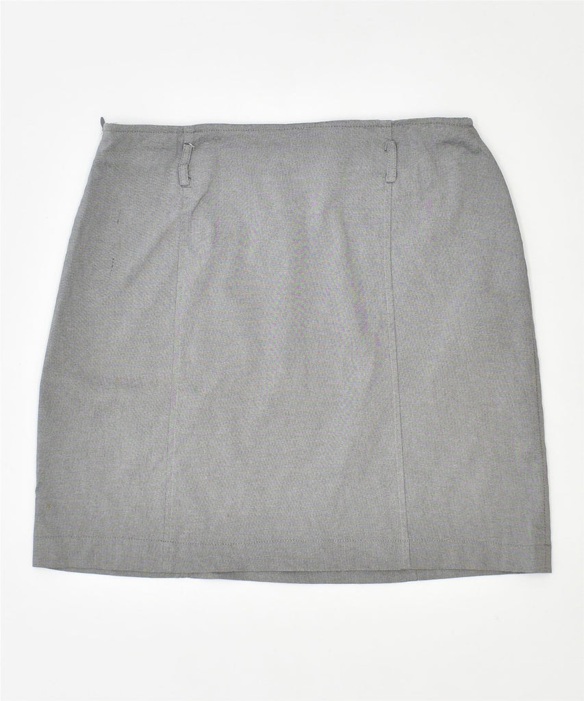 MSK Womens Mini Skirt UK 14 Medium W30 Grey Vintage | Vintage | Thrift | Second-Hand | Used Clothing | Messina Hembry 