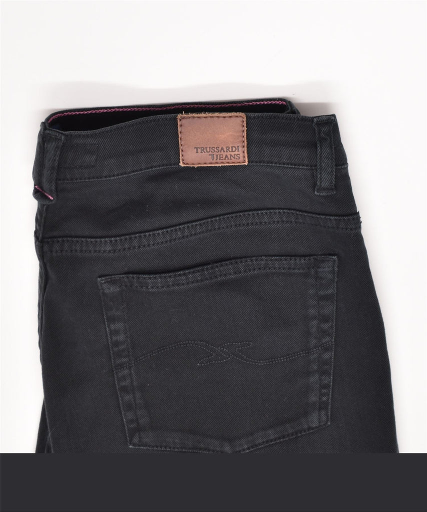 TRUSSARDI Womens Slim Jeans W30 L27 Black | Vintage | Thrift | Second-Hand | Used Clothing | Messina Hembry 