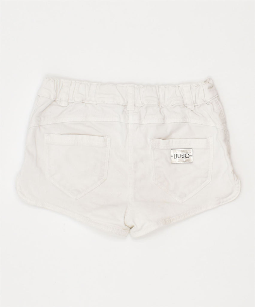 LIU JO Girls Casual Shorts 4-5 Years W22 White Cotton | Vintage | Thrift | Second-Hand | Used Clothing | Messina Hembry 