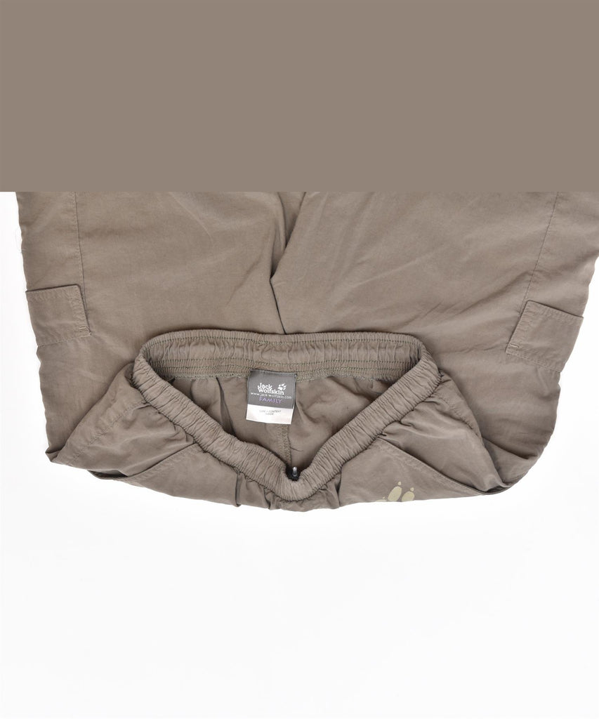 JACK WOLFSKIN Boys Cargo Shorts 10-11 Years W22 Khaki Polyamide | Vintage | Thrift | Second-Hand | Used Clothing | Messina Hembry 