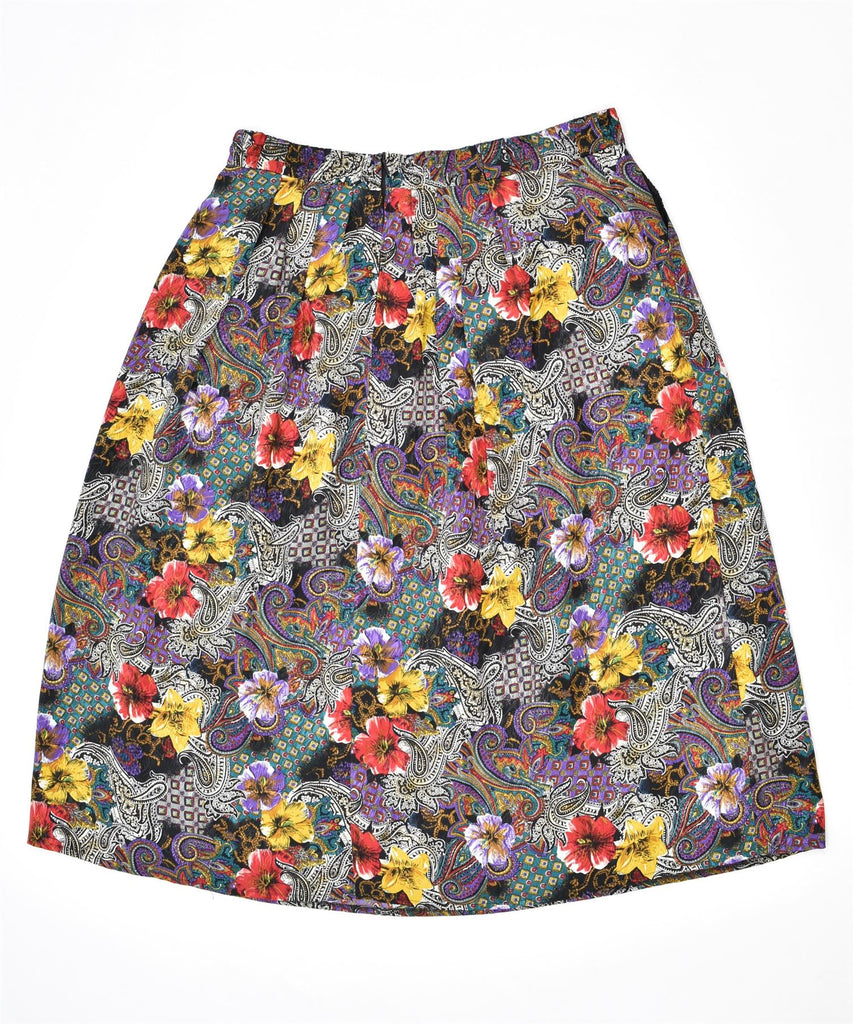 GOLDEN GATE Womens Tulip Skirt IT 46 Large W34 Multicoloured Floral Vintage | Vintage | Thrift | Second-Hand | Used Clothing | Messina Hembry 