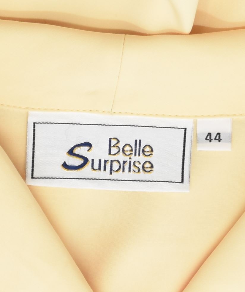 BELLE SURPRISE Womens Loose Fit Shirt EU 44 Large Yellow Polyester Classic | Vintage | Thrift | Second-Hand | Used Clothing | Messina Hembry 