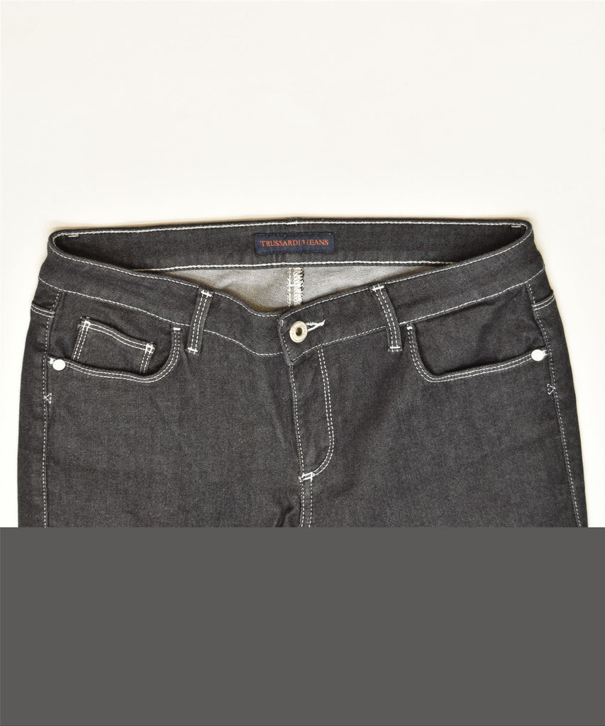 TRUSSARDI Womens Slim Jeans W29 L31 Black Cotton Classic | Vintage | Thrift | Second-Hand | Used Clothing | Messina Hembry 