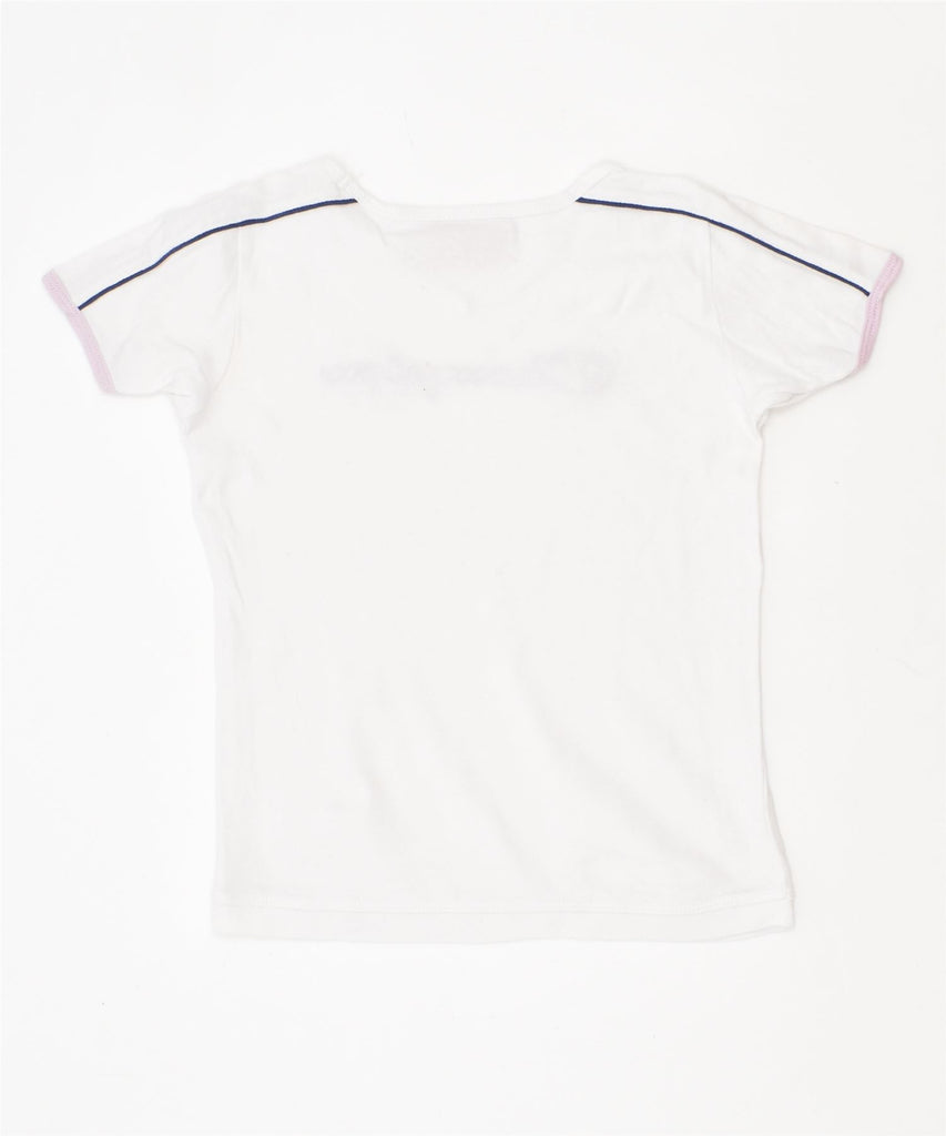 CHAMPION Girls Graphic T-Shirt Top 7-8 Years Small White | Vintage | Thrift | Second-Hand | Used Clothing | Messina Hembry 