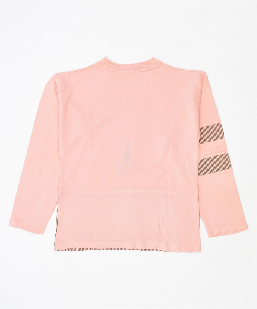 CHIHUAHUA Womens Sweatshirt Jumper IT 44 Medium Pink Colourblock Vintage | Vintage | Thrift | Second-Hand | Used Clothing | Messina Hembry 