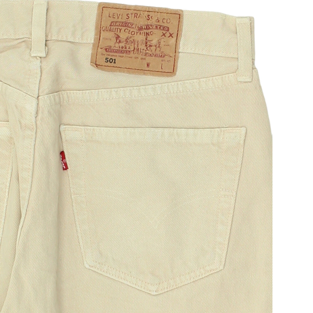 Levi's 501 Grey Beige Jeans | Vintage High End Luxury Designer Denim VTG | Vintage Messina Hembry | Thrift | Second-Hand Messina Hembry | Used Clothing | Messina Hembry 