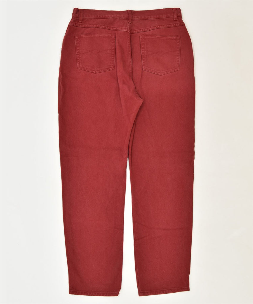 JINGLERS Womens Slim Jeans IT 46 Large W34 L31 Red Cotton Classic | Vintage | Thrift | Second-Hand | Used Clothing | Messina Hembry 