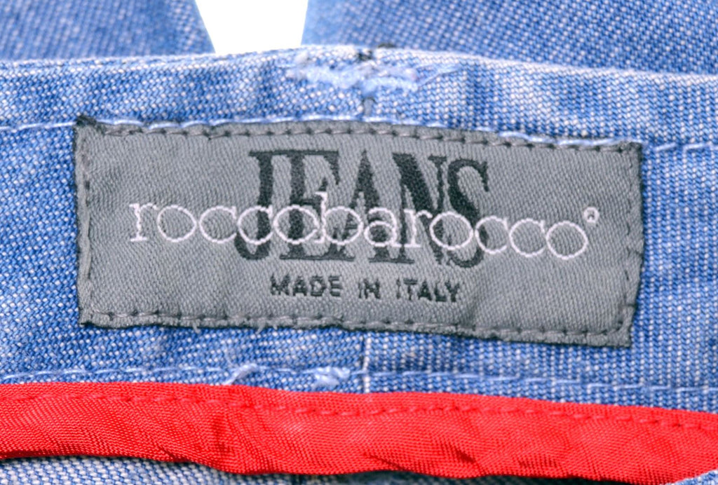 ROCCOBAROCCO Womens Jeans W30 L28 Blue Cotton Straight - Second Hand & Vintage Designer Clothing - Messina Hembry