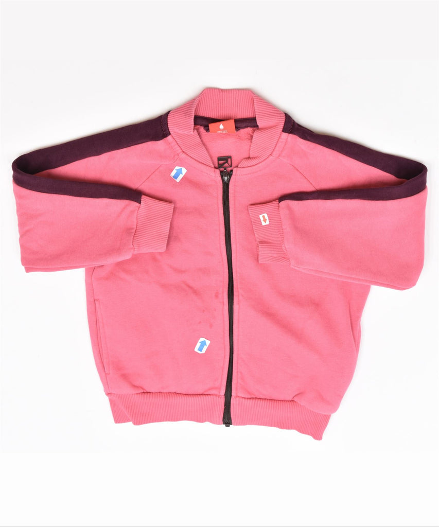 PUMA Girls Tracksuit Top Jacket 18-24 Months Pink Cotton | Vintage | Thrift | Second-Hand | Used Clothing | Messina Hembry 