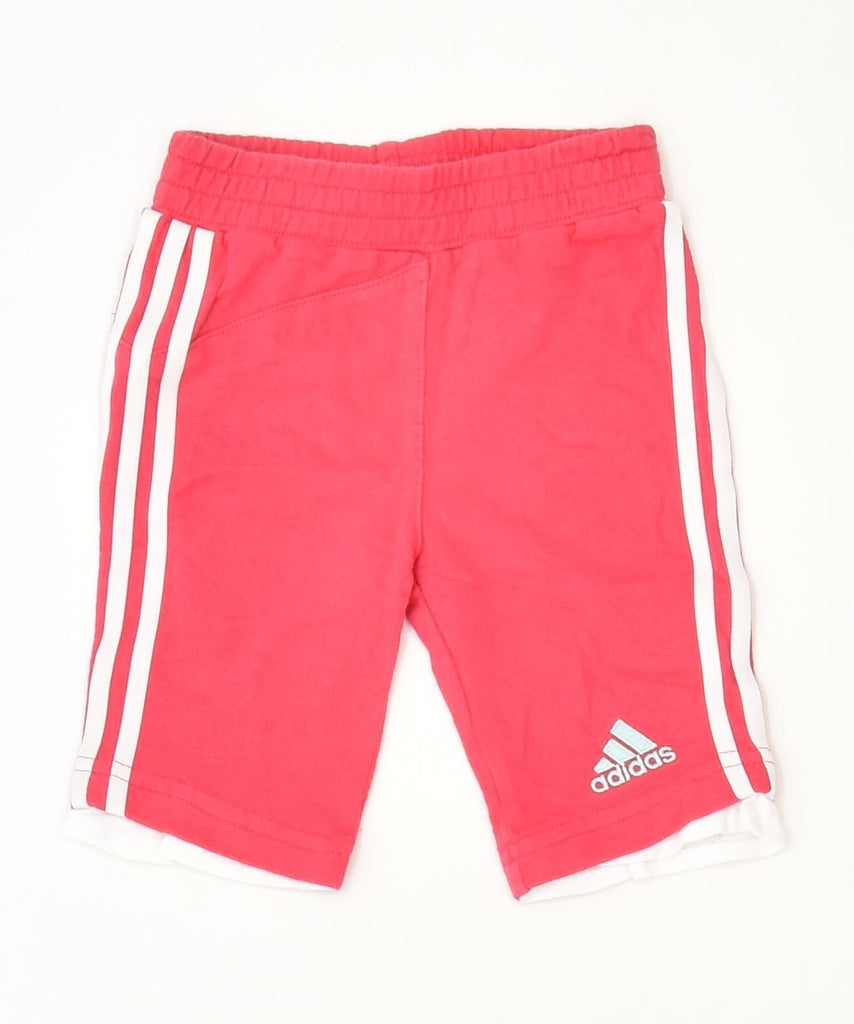 ADIDAS Girls Tracksuit Trousers 3-6 Months Pink Cotton Sports | Vintage | Thrift | Second-Hand | Used Clothing | Messina Hembry 