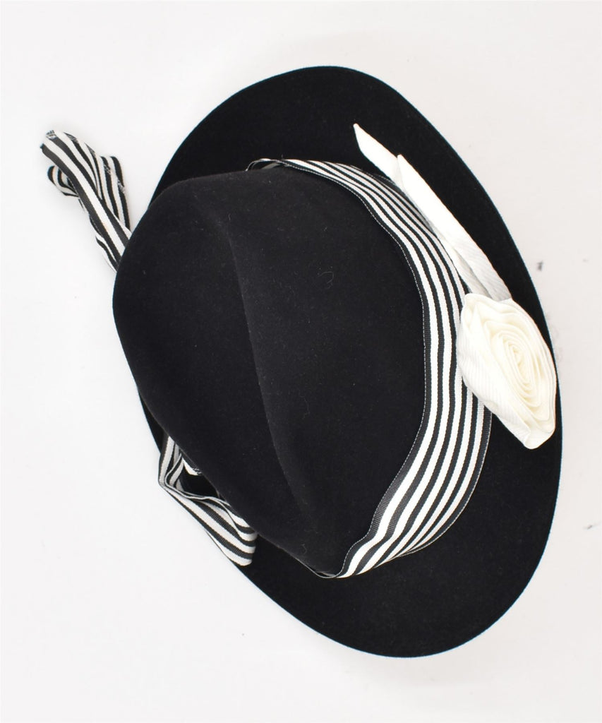 MAYSER Womens Homburg Hat One Size Black Vintage | Vintage | Thrift | Second-Hand | Used Clothing | Messina Hembry 