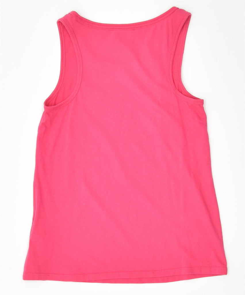 CHAMPION Girls Graphic Vest Top 11-12 Years Pink Cotton | Vintage | Thrift | Second-Hand | Used Clothing | Messina Hembry 