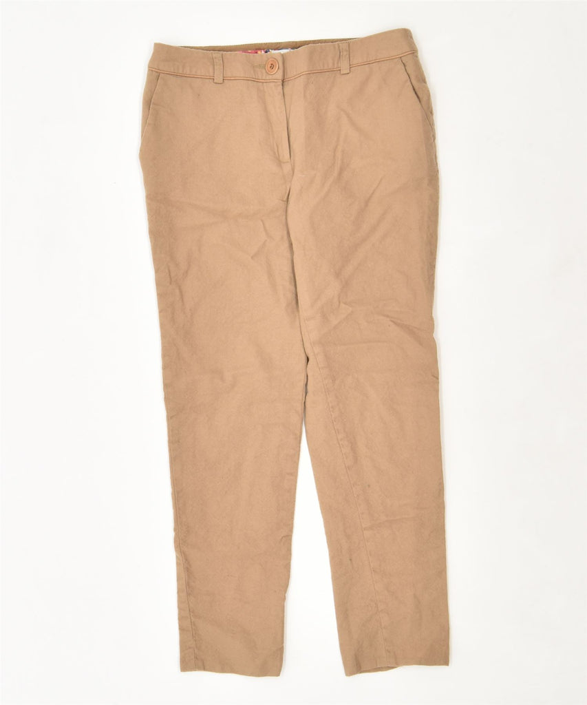 BODEN Womens Straight Chino Trousers W27 L24 Brown Wool Vintage | Vintage | Thrift | Second-Hand | Used Clothing | Messina Hembry 