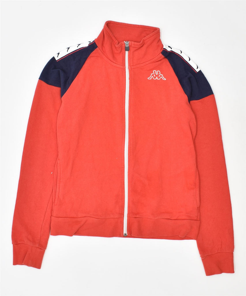 KAPPA Boys Tracksuit Top Jacket 13-14 Years Red Cotton | Vintage | Thrift | Second-Hand | Used Clothing | Messina Hembry 