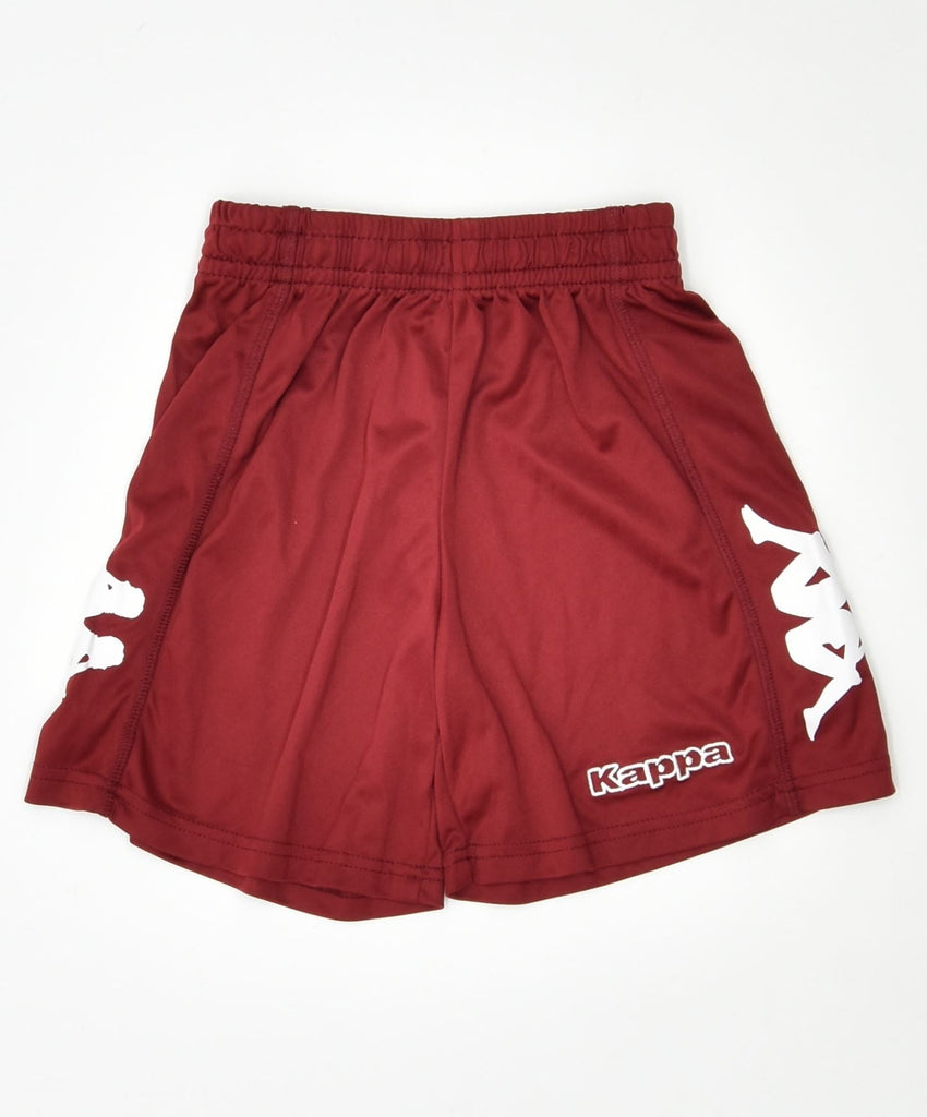 KAPPA Boys Graphic Sport Shorts 7-8 Years Red Polyester | Vintage | Thrift | Second-Hand | Used Clothing | Messina Hembry 