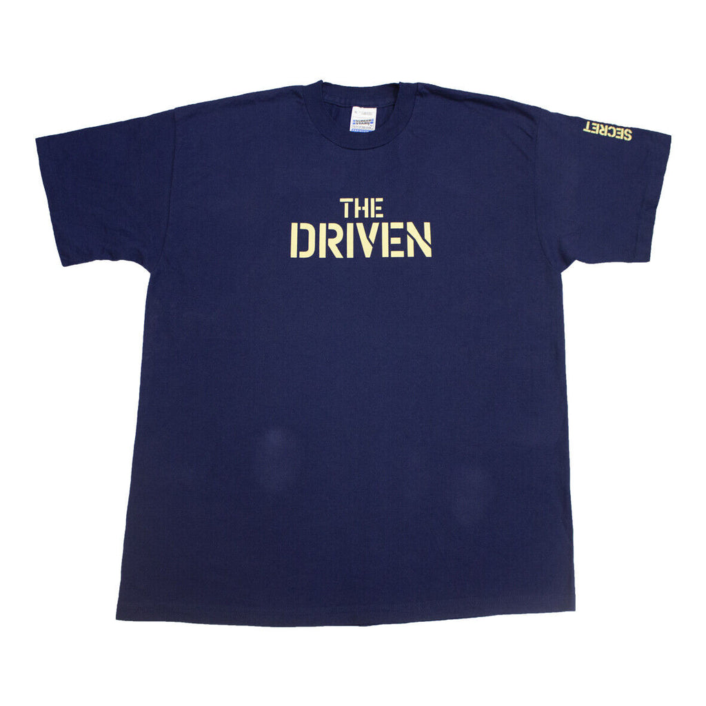 The Driven Secret Police Tshirt | Vintage 90s Irish Rock Group Band Tee Music | Vintage Messina Hembry | Thrift | Second-Hand Messina Hembry | Used Clothing | Messina Hembry 