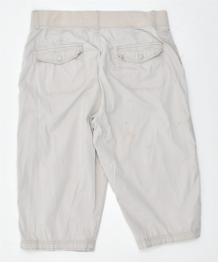 LEE Womens Bermuda Shorts W34 XL Beige Cotton | Vintage | Thrift | Second-Hand | Used Clothing | Messina Hembry 