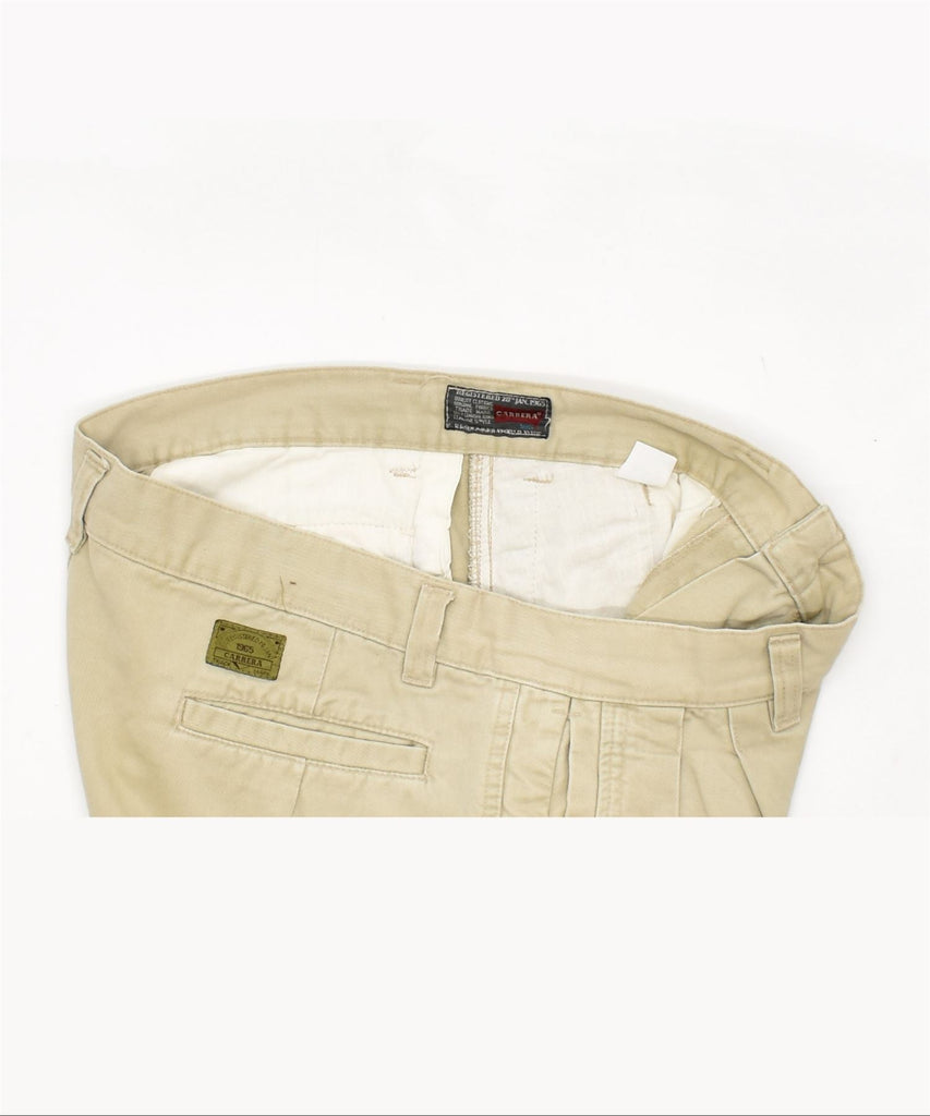 CARRERA Mens Pegged Chino Trousers W34 L29 Beige | Vintage | Thrift | Second-Hand | Used Clothing | Messina Hembry 