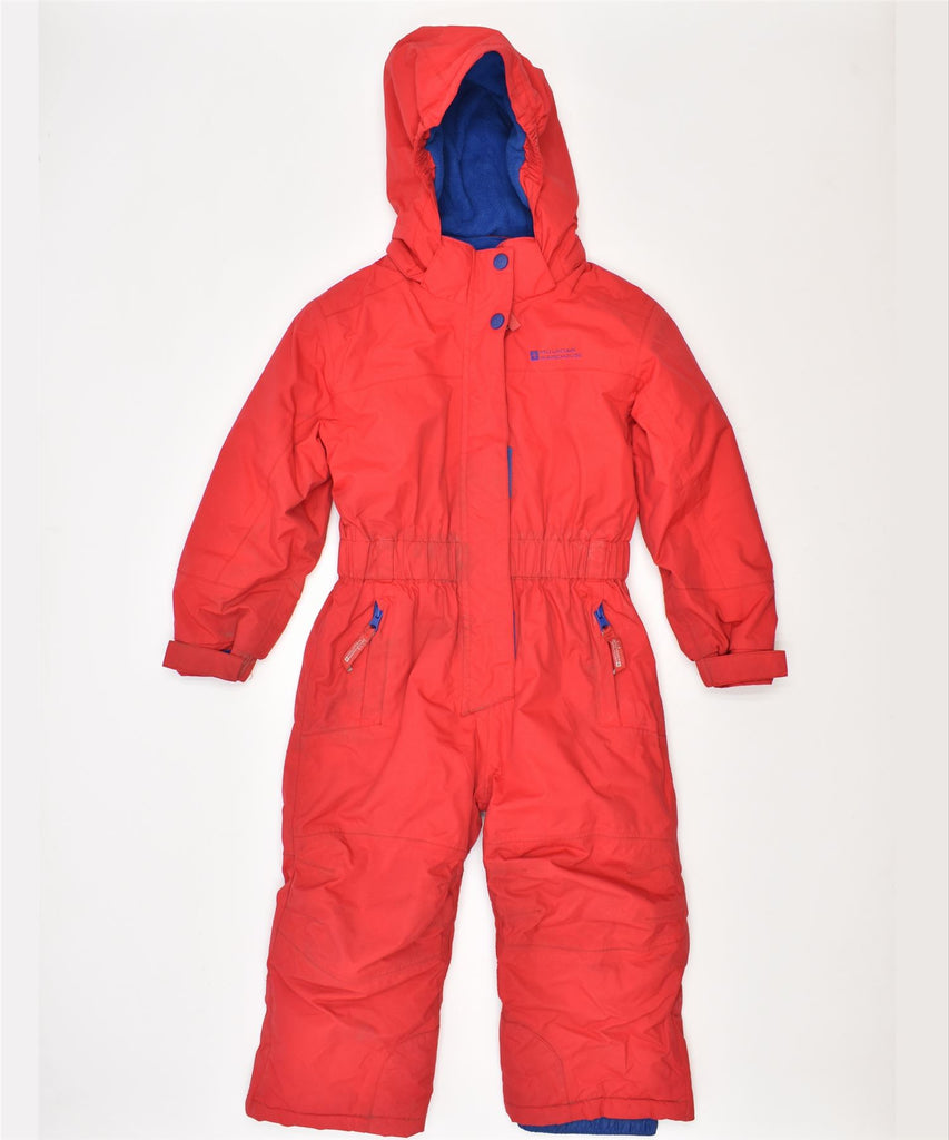 MOUNTAIN WAREHOUSER Boys Ski Jumpsuit 3-4 Years Red Polyester | Vintage | Thrift | Second-Hand | Used Clothing | Messina Hembry 