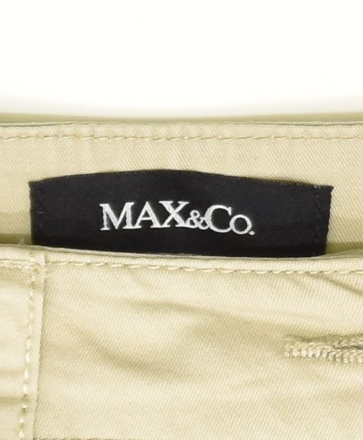 MAX & CO. Womens Slim Pegged Chino Trousers W32 L27 Beige | Vintage | Thrift | Second-Hand | Used Clothing | Messina Hembry 