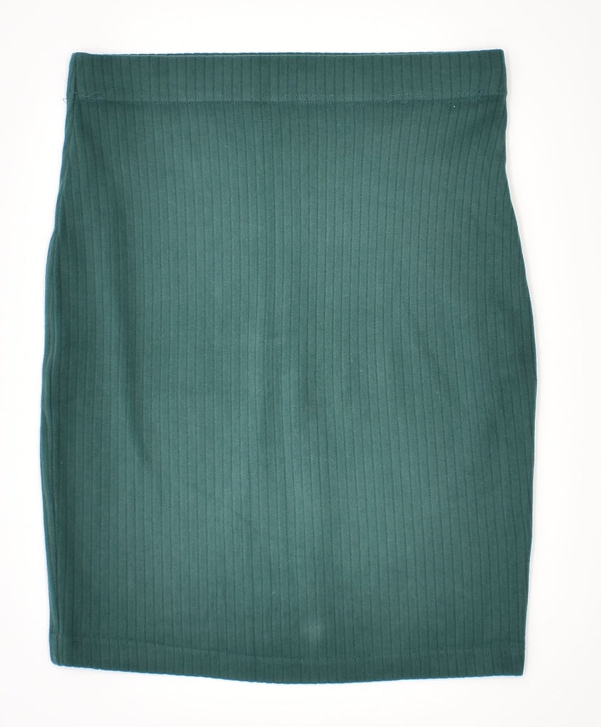 PRIMA PACINA Womens Mini Skirt UK 12 Medium W28 Green Acrylic Vintage | Vintage | Thrift | Second-Hand | Used Clothing | Messina Hembry 