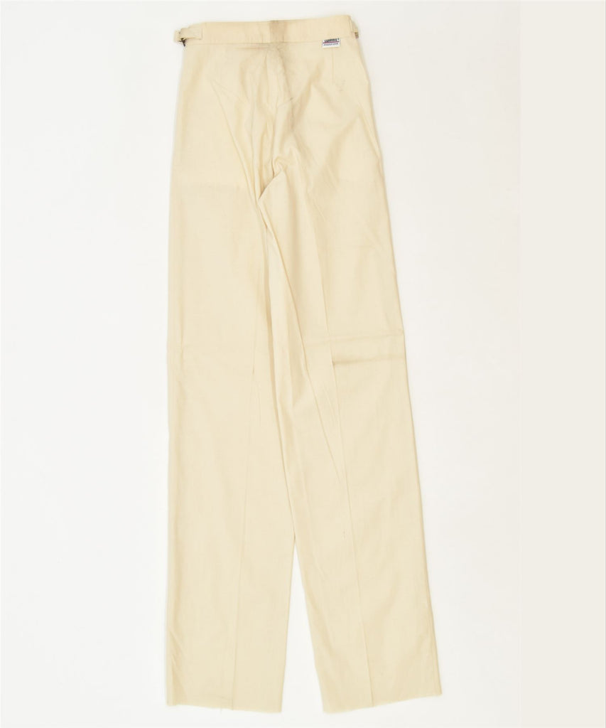 CARRERA Womens Pegged Chino Trousers W25 L35 Beige Cotton Classic | Vintage | Thrift | Second-Hand | Used Clothing | Messina Hembry 