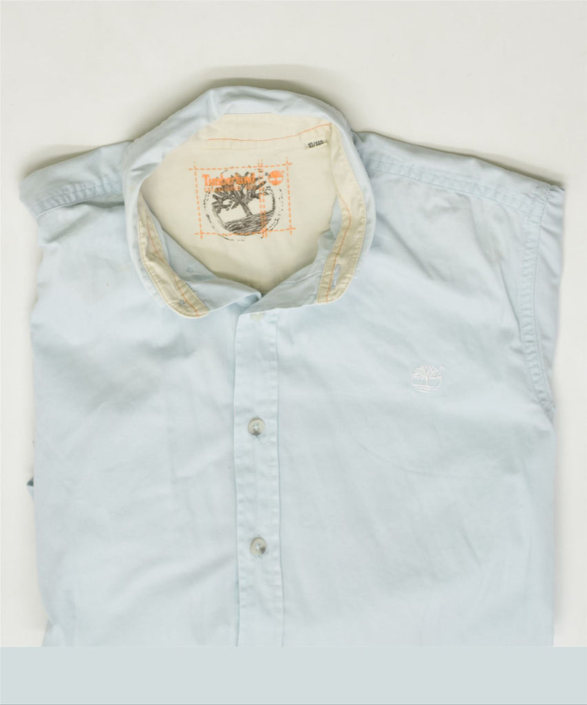 TIMBERLAND Boys Shirt 9-10 Years Blue | Vintage | Thrift | Second-Hand | Used Clothing | Messina Hembry 