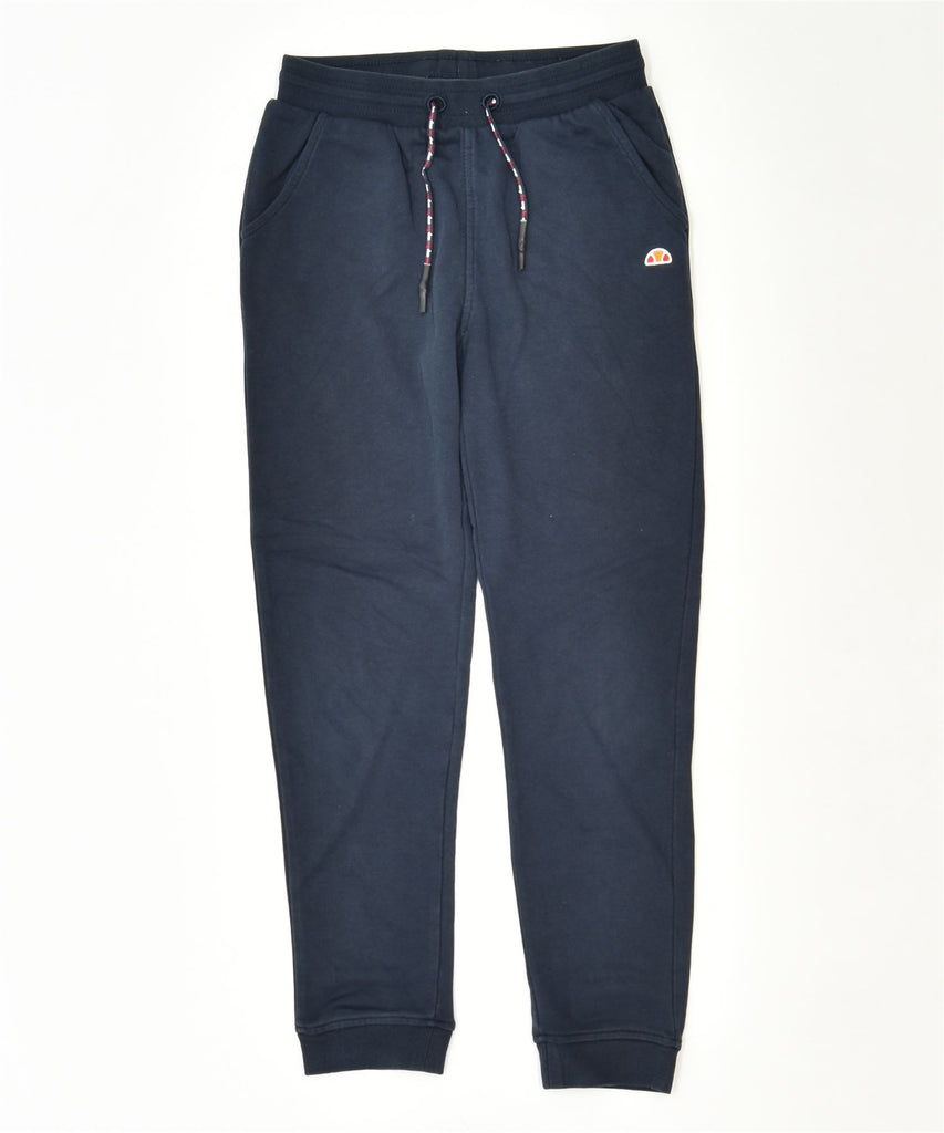 ELLESSE Girls Tracksuit Trousers 9-10 Years Navy Blue Cotton Sports | Vintage | Thrift | Second-Hand | Used Clothing | Messina Hembry 