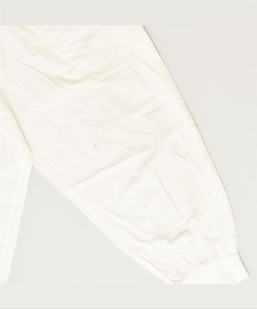 ELLESSE Womens Capri Trousers Medium W28 L19 White Cotton Classic | Vintage | Thrift | Second-Hand | Used Clothing | Messina Hembry 