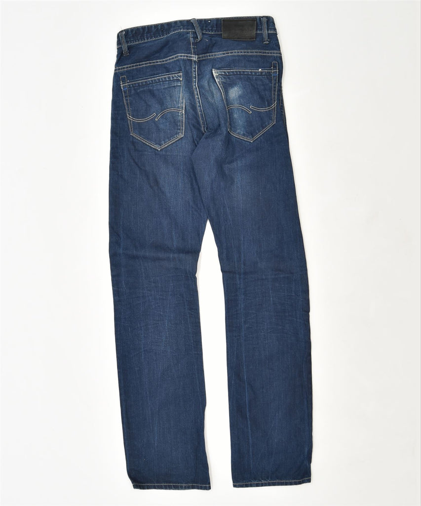 JACK & JONES Mens Straight Jeans W29 L34 Blue Cotton | Vintage | Thrift | Second-Hand | Used Clothing | Messina Hembry 