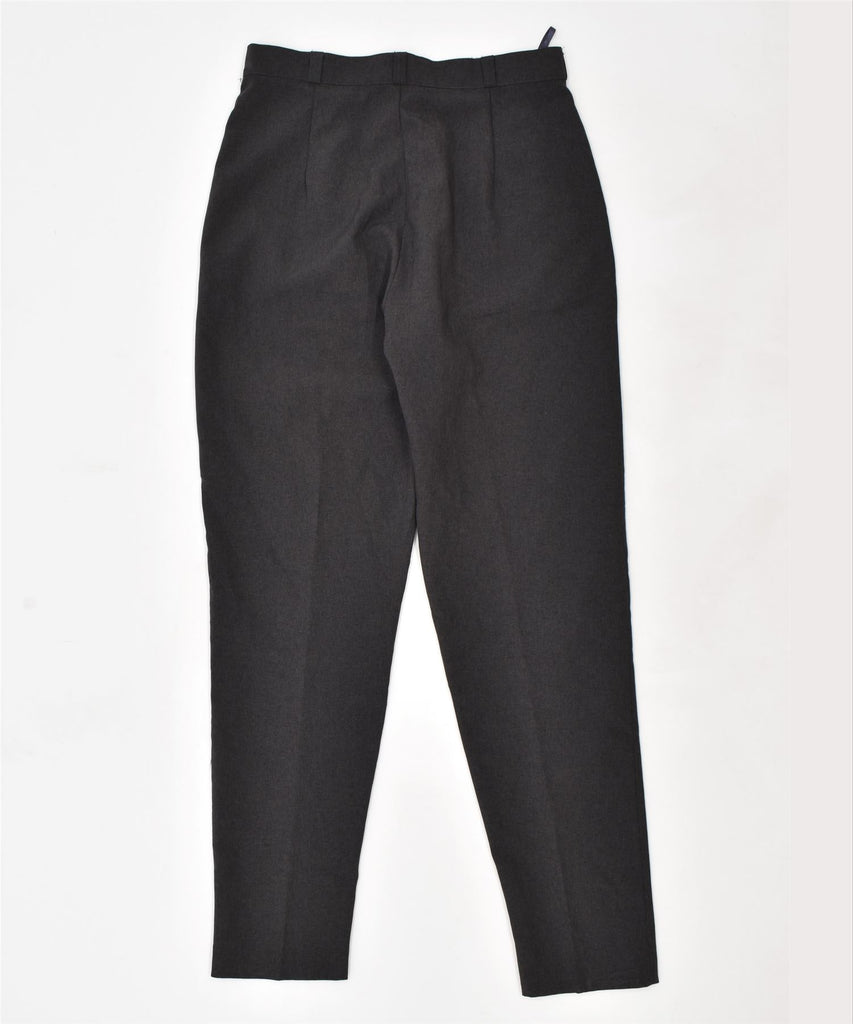 LINEAV Womens Pegged Casual Trousers IT 42 Medium W30 L32 Black Polyester | Vintage | Thrift | Second-Hand | Used Clothing | Messina Hembry 