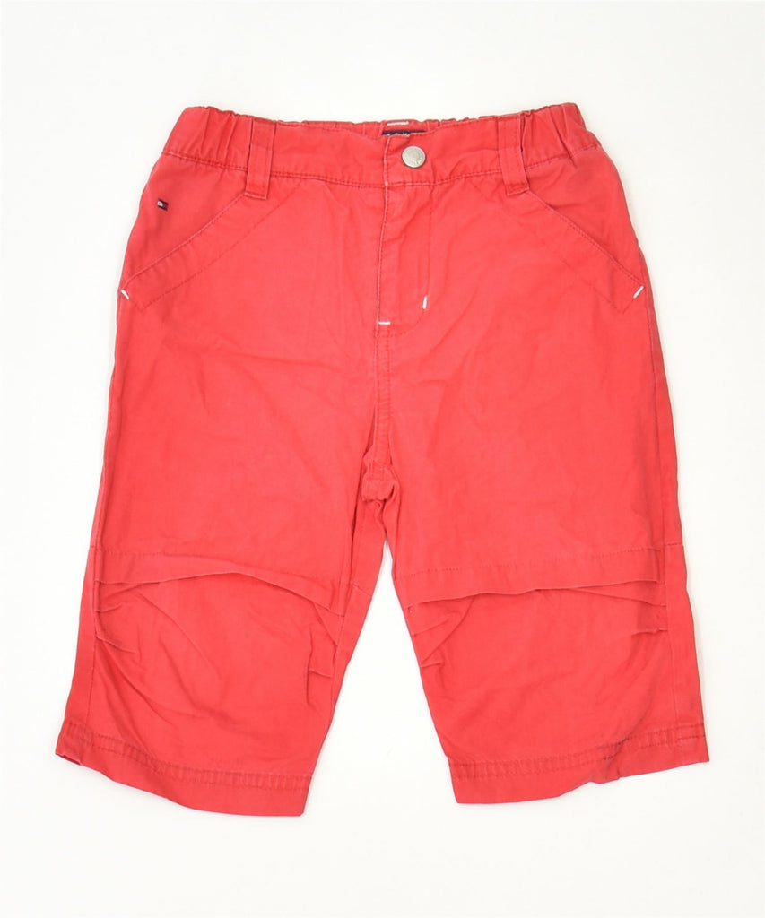 TOMMY HILFIGER Boys Straight Trousers 18-24 Months W20 L8 Red Classic | Vintage | Thrift | Second-Hand | Used Clothing | Messina Hembry 