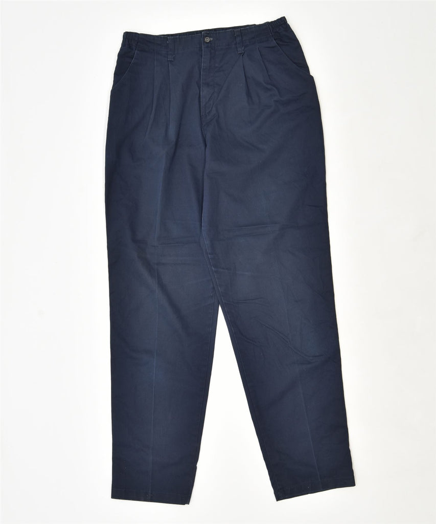 LEE Womens Straight Chino Trousers US 14 XL W32 L34 Blue Cotton | Vintage | Thrift | Second-Hand | Used Clothing | Messina Hembry 