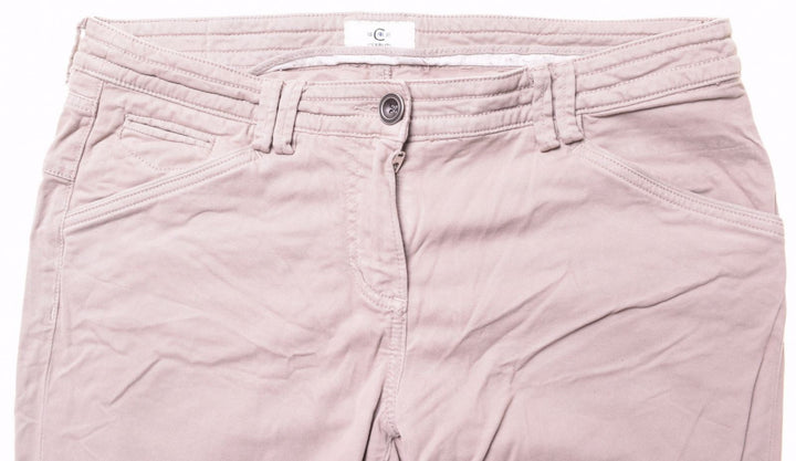 CERRUTI 1881 Womens Chino Trousers W30 L26 Beige Cotton - Second Hand & Vintage Designer Clothing - Messina Hembry