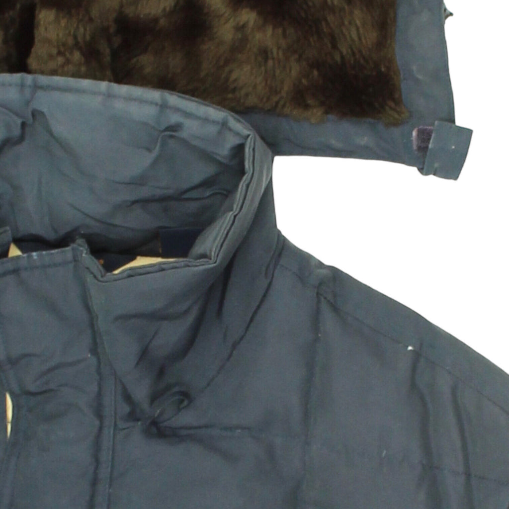 Woolrich Long Navy Winter Blizzard Parka Coat | Vintage High End Designer VTG | Vintage Messina Hembry | Thrift | Second-Hand Messina Hembry | Used Clothing | Messina Hembry 