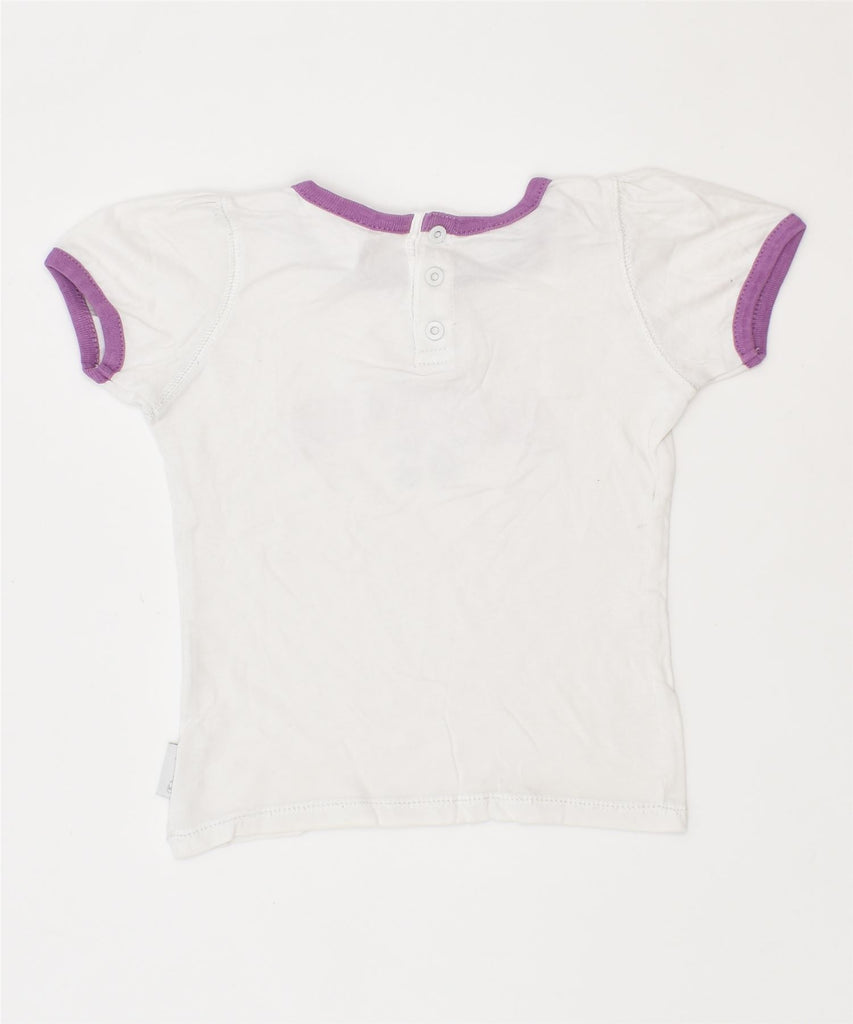 CHAMPION Girls Graphic T-Shirt Top 9-12 Months Small White | Vintage | Thrift | Second-Hand | Used Clothing | Messina Hembry 