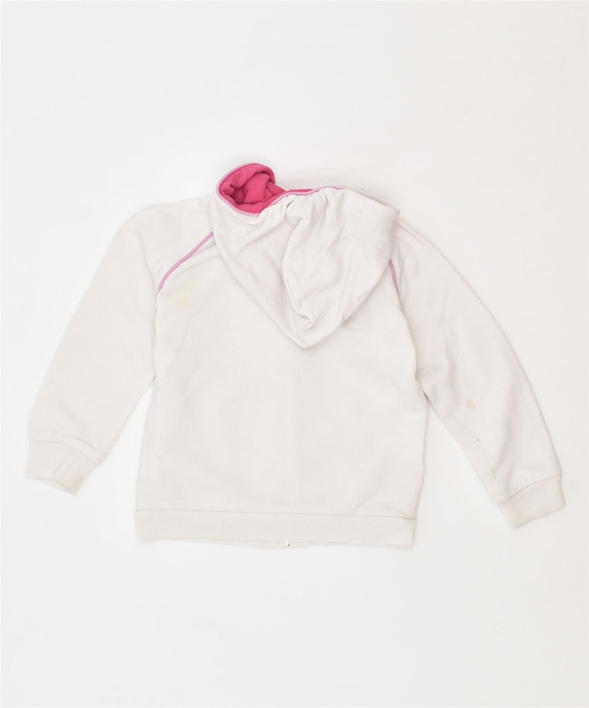 CHAMPION Girls Zip Hoodie Sweater 12-18 Months Medium White Cotton | Vintage | Thrift | Second-Hand | Used Clothing | Messina Hembry 