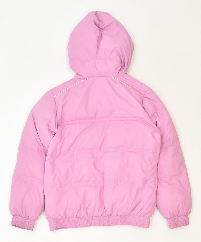 CHAMPION Girls Hooded Padded Jacket 9-10 Years Medium Pink Winter | Vintage | Thrift | Second-Hand | Used Clothing | Messina Hembry 