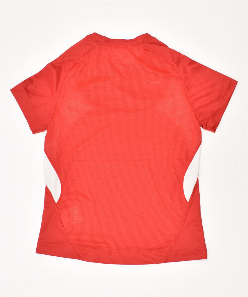 NIKE Girls Dri-Fit T-Shirt Top 7-8 Years Small Red Polyester | Vintage | Thrift | Second-Hand | Used Clothing | Messina Hembry 