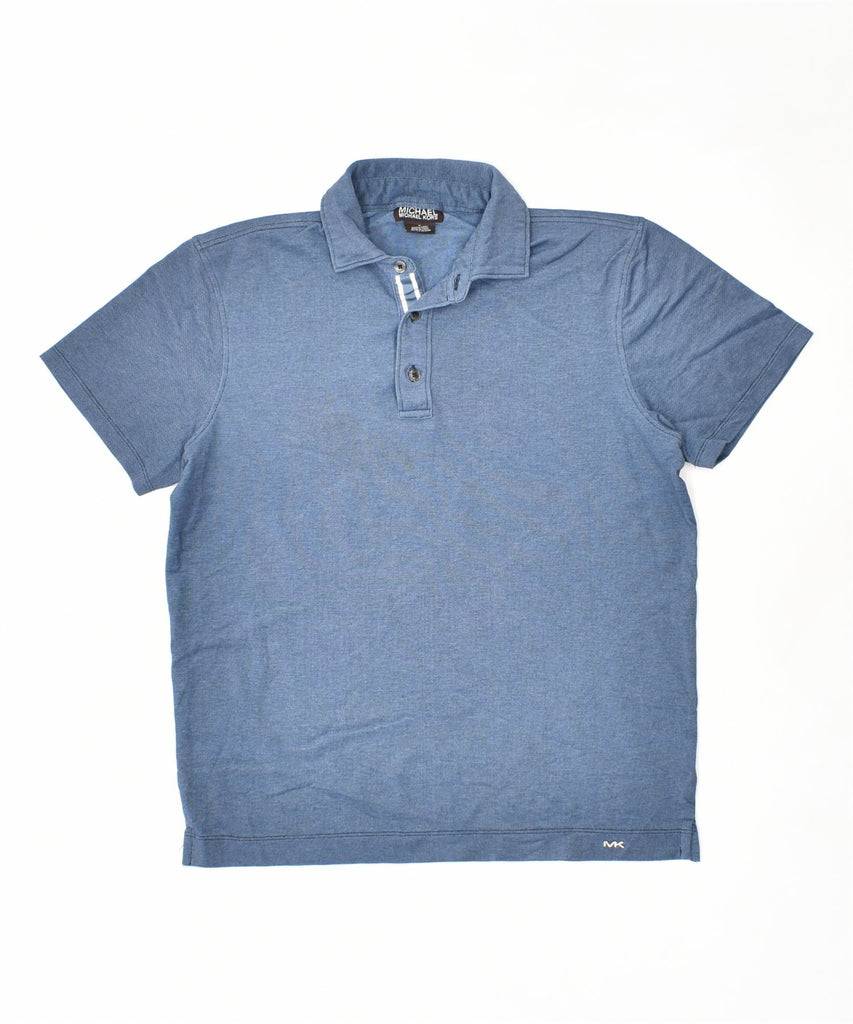 MICHAEL KORS Mens Polo Shirt Small Blue Cotton | Vintage | Thrift | Second-Hand | Used Clothing | Messina Hembry 